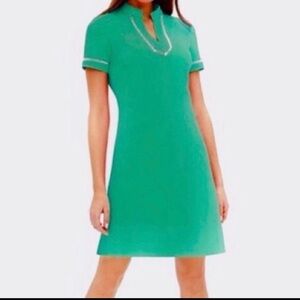 Tommy Hilfiger NWT Women’s Retro Dress 12 Green Ric Rac